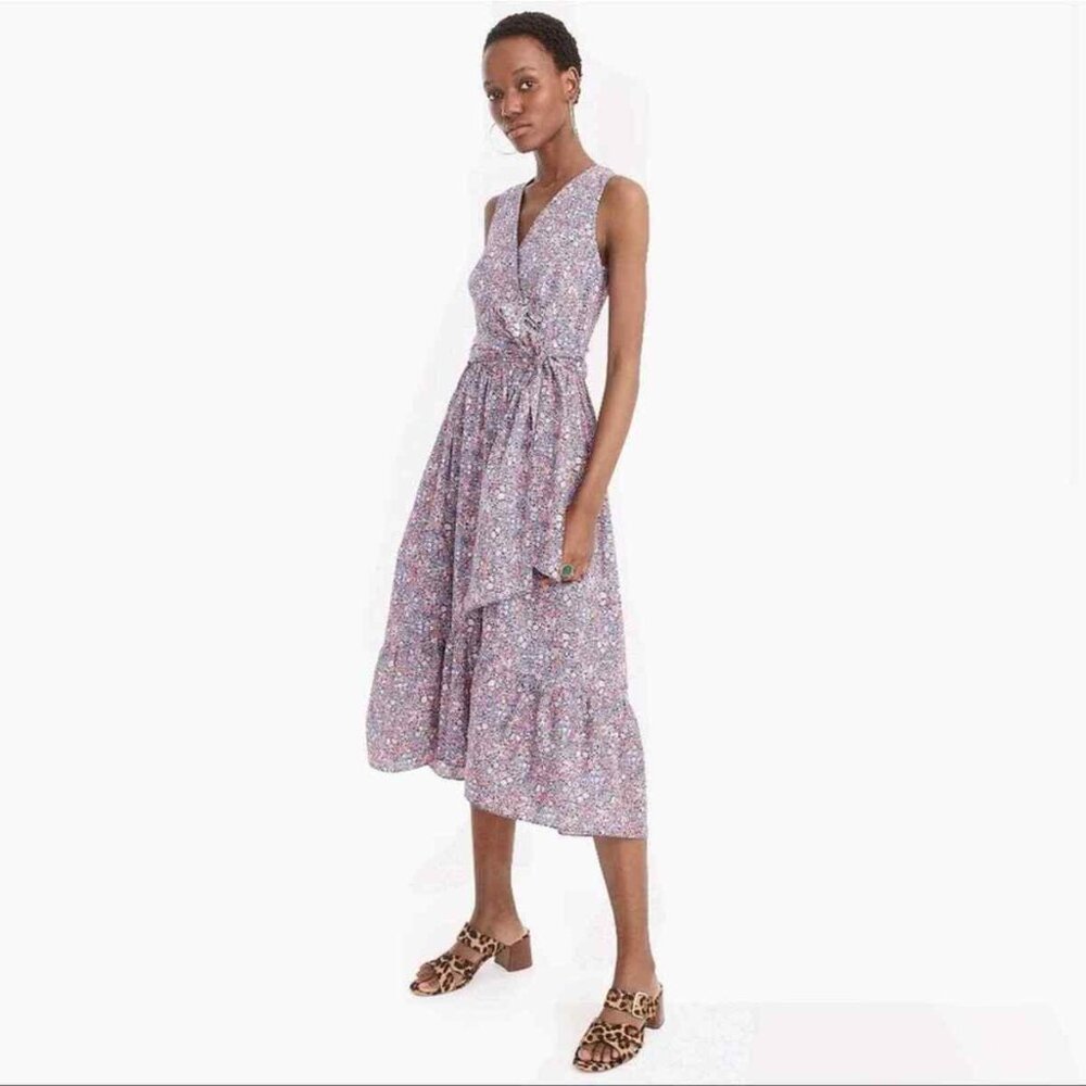 NWT J.Crew Liberty of London Floral Wrap Dress